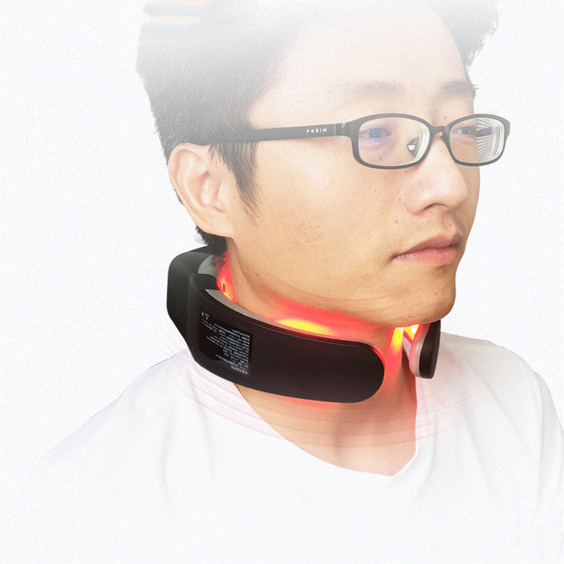 Neck Red And Blue Light Therapy Device