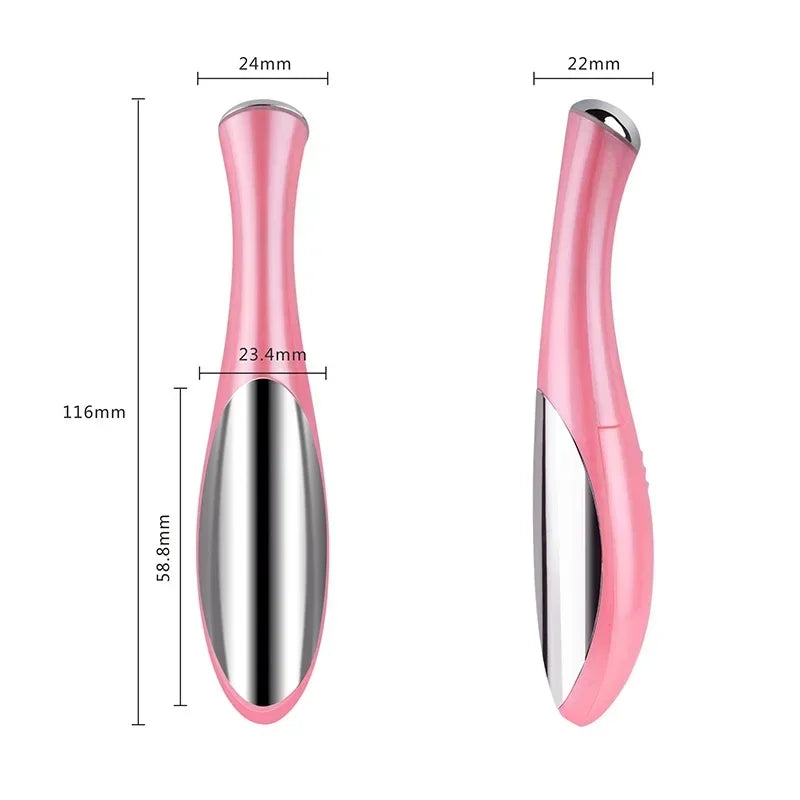 Electric Facial Massager Eye Ion Infusion Beauty Instrument Relax Eye Dark Circles Eyes Bags Puffiness Anti Aging Eye Massage