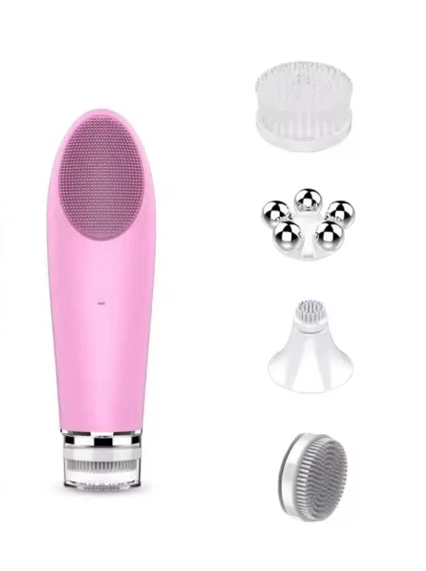 U900 Soft Silicone Face Scrubber  Cleansing Brush Face Clean Device Face Exfoliator Facial Massager Beauty Wand Facify