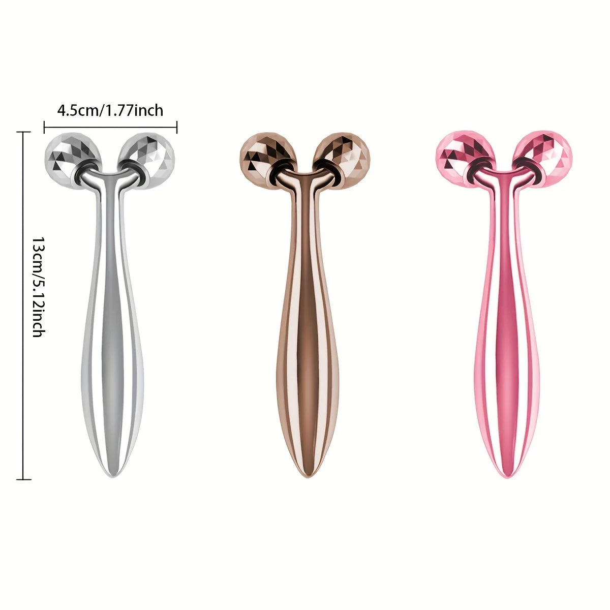 Cloud Prime 3D Roller Massager Y Shape 360 Rotate Thin Face Body Shaping Relaxation Wrinkle Remover Facial Massager Tool
