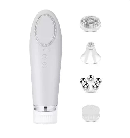 U900 Soft Silicone Face Scrubber  Cleansing Brush Face Clean Device Face Exfoliator Facial Massager Beauty Wand Facify