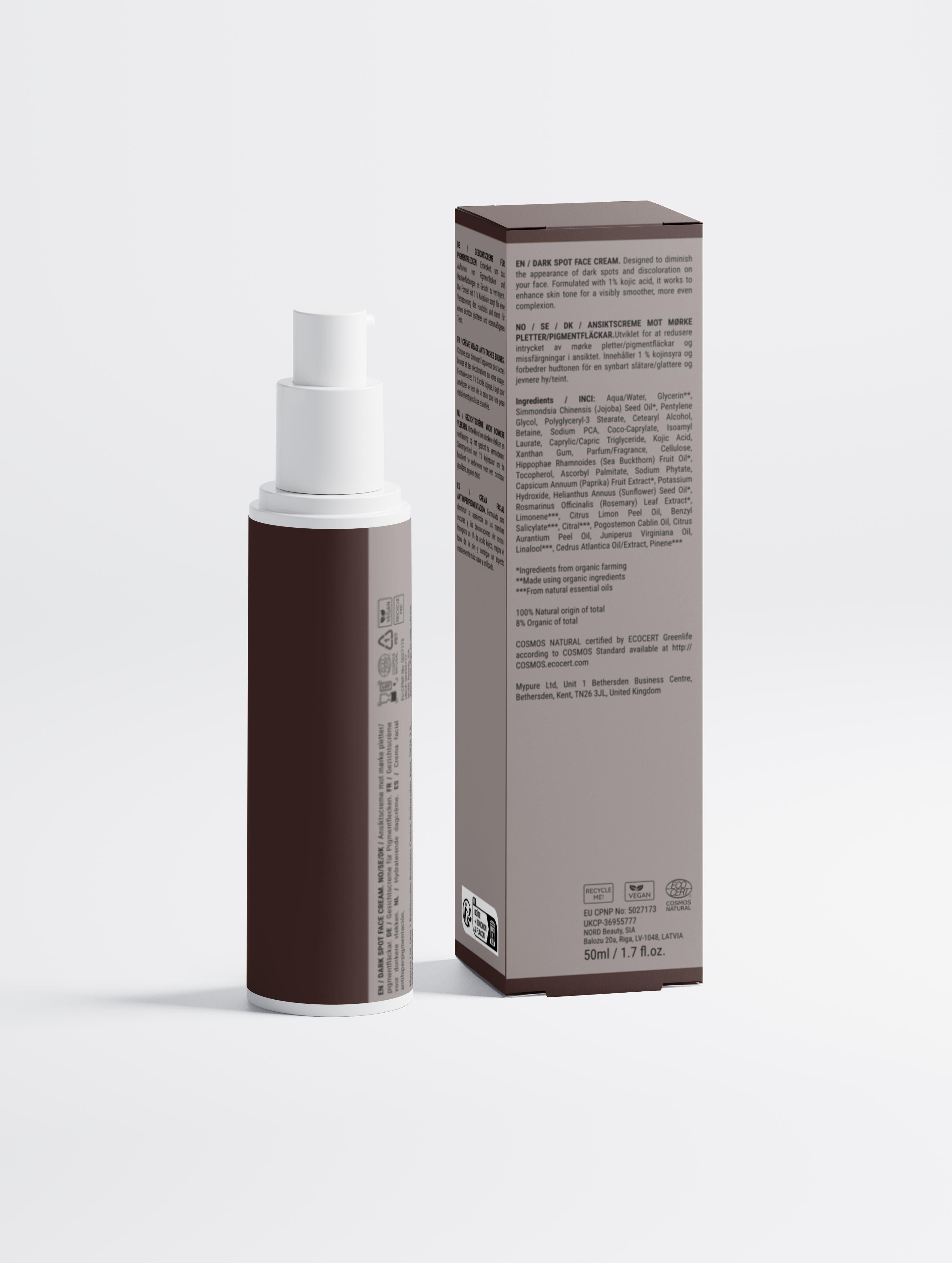 Dark Spot Face Cream with Kojic Acid