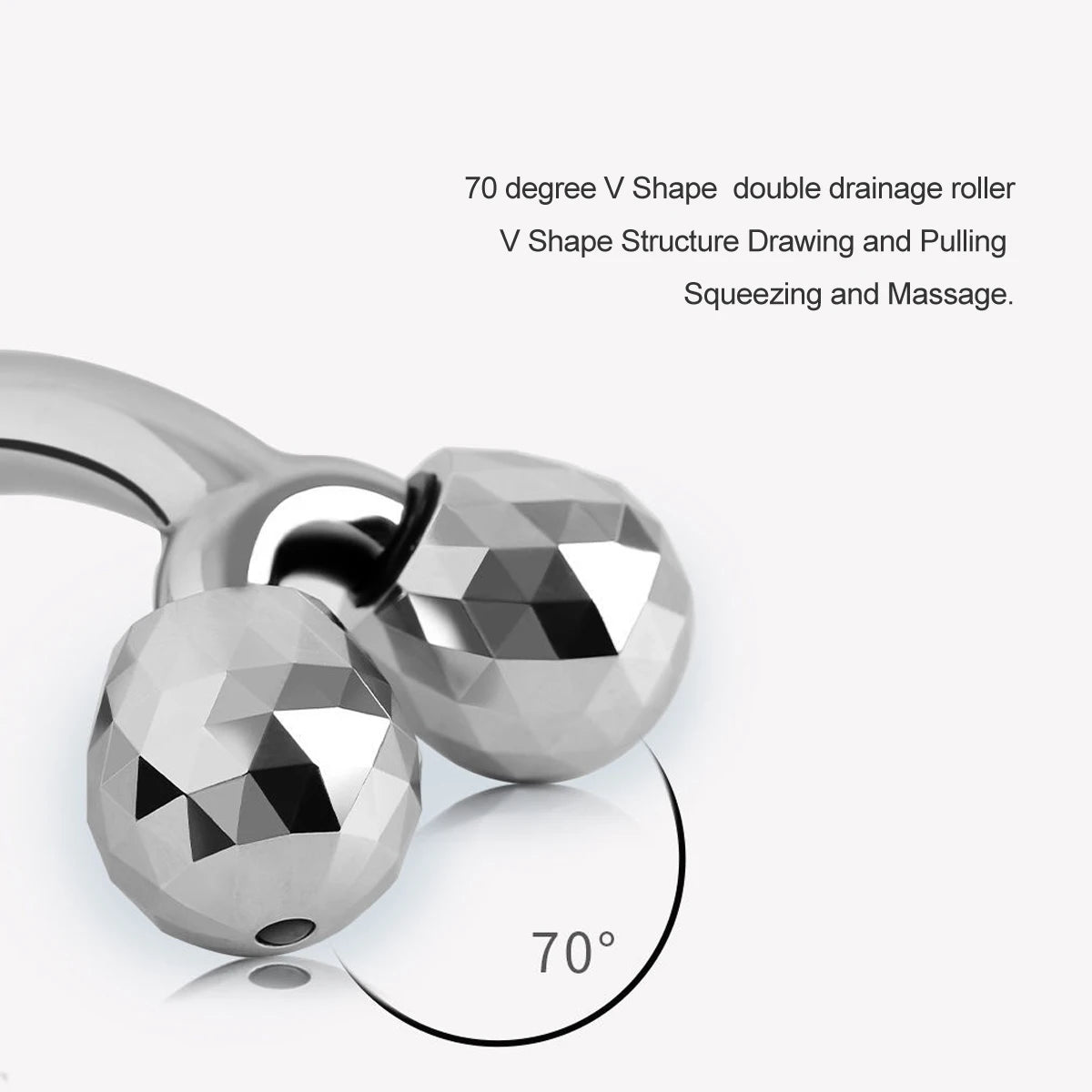 Cloud Prime 3D Roller Massager Y Shape 360 Rotate Thin Face Body Shaping Relaxation Wrinkle Remover Facial Massager Tool