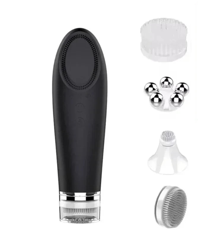 U900 Soft Silicone Face Scrubber  Cleansing Brush Face Clean Device Face Exfoliator Facial Massager Beauty Wand Facify