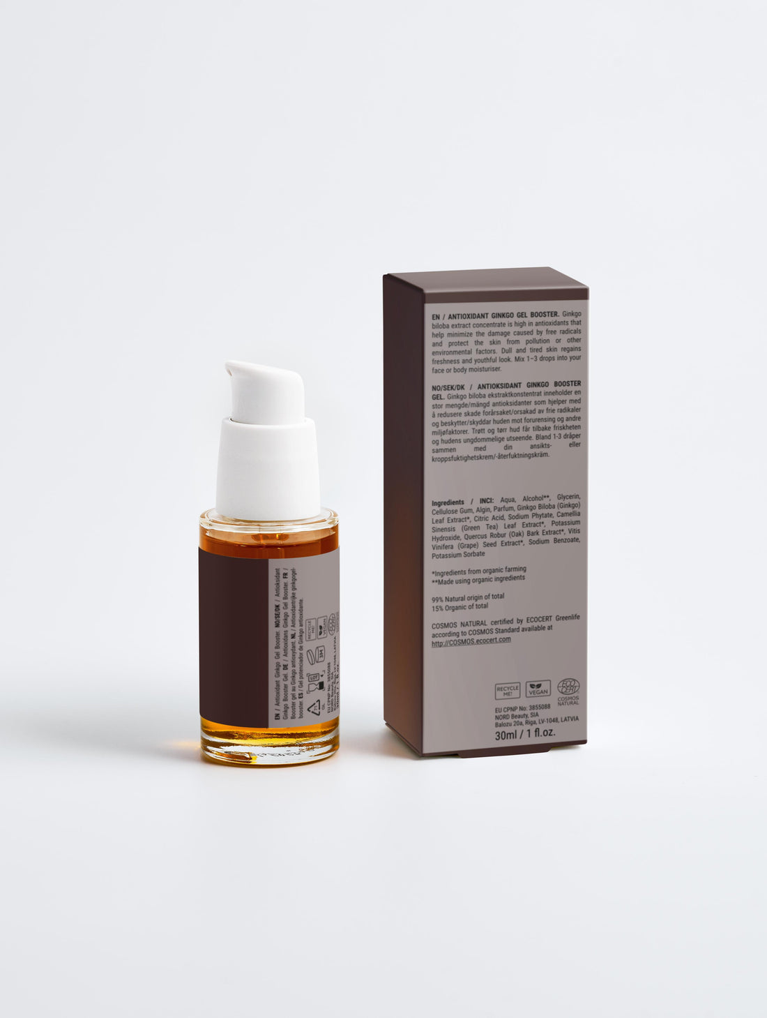 Antioxidant Ginkgo Gel Booster